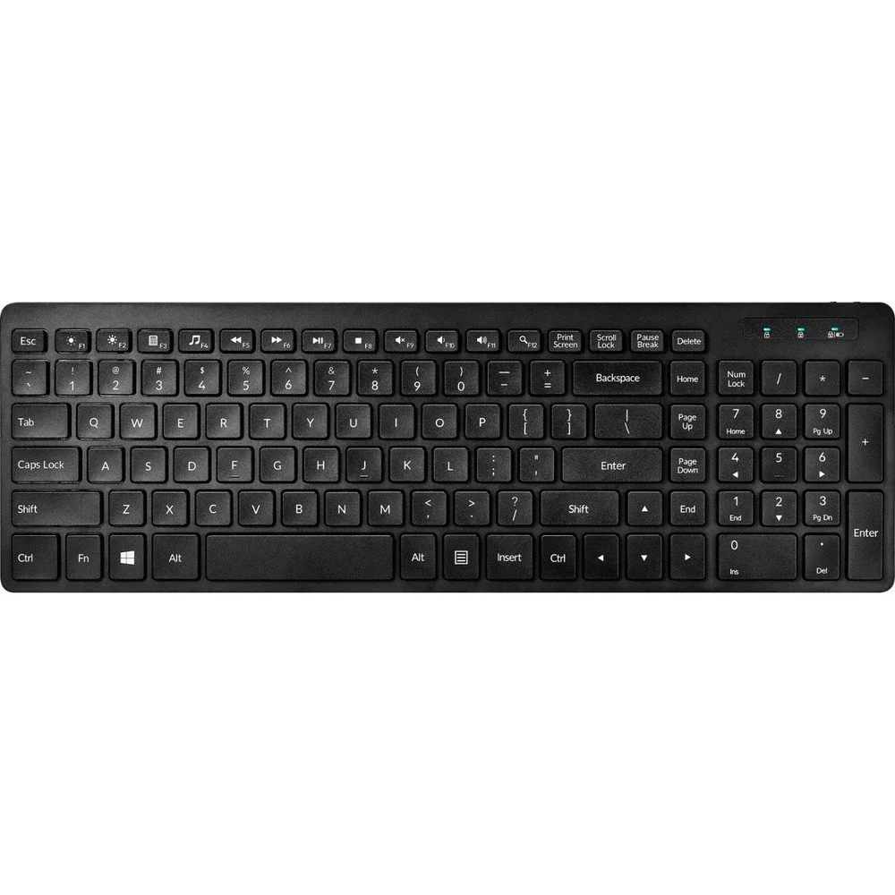 Insignia‎ - Full-size Bluetooth Scissor Switch Keyboard - NS-PK3KCB2- Black